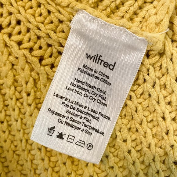 Wilfred Free With Linen Cropped Tank Sweater - Picture 4 of 4